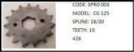 Honda Estorm Front Sprocket
