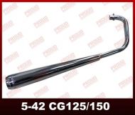 Motorcycle CG Velocity Exhaust 