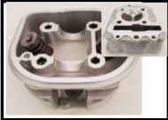 WH 125cc Head With Valves