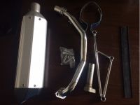 Scooter Performance Exhaust - Universal Silver